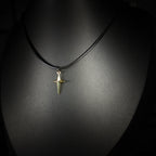 Collier Étoile à Quatre Pointes Dorée