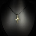 Collier Céleste Doré à Double Étoile
