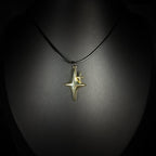 Collier Céleste Doré à Double Étoile