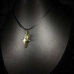 Collier Céleste Doré à Double Étoile