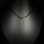Collier Céleste Doré à Double Étoile