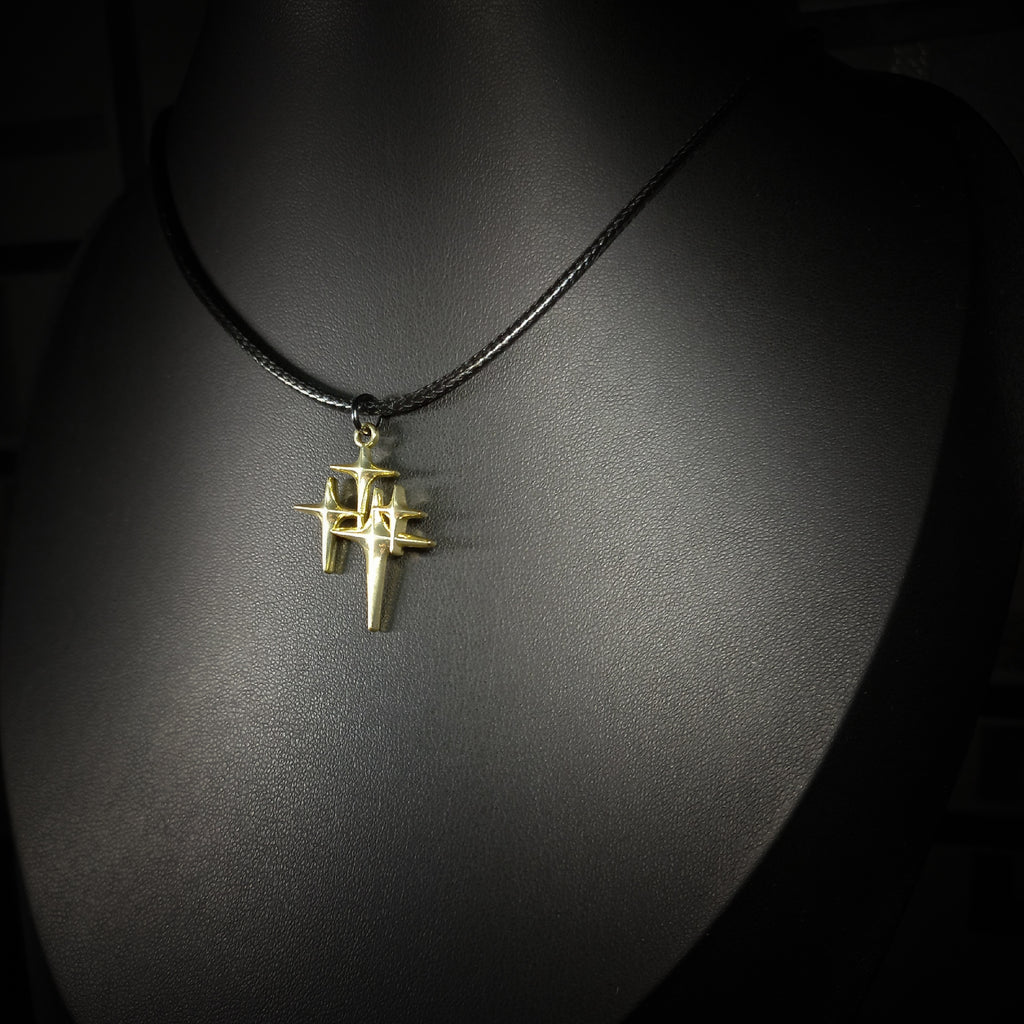 Collier Étoiles Célestes Dorées Multiples