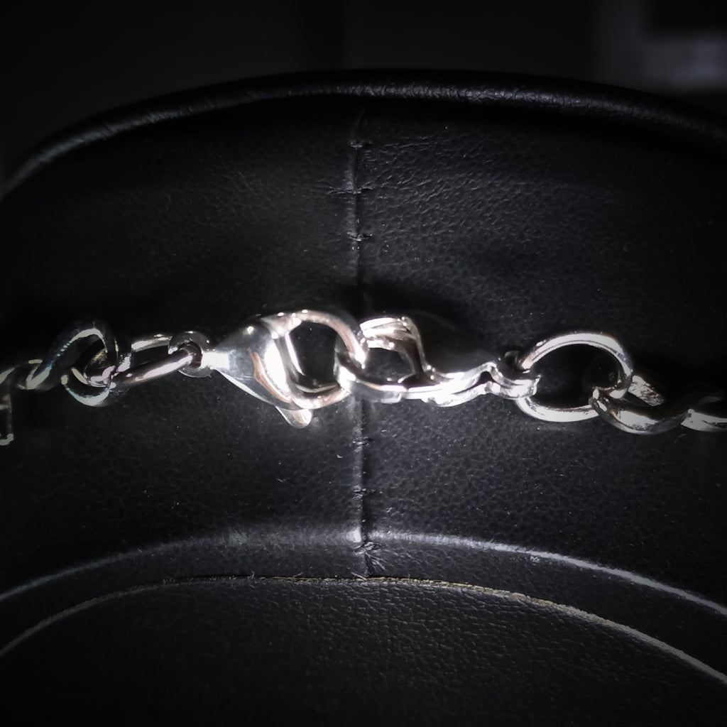 Collier Fil Barbelé à Épines Argenté
