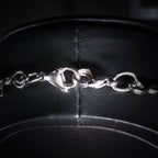 Collier Fil Barbelé à Épines Argenté