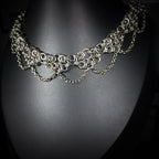 Collier Dentelle Métallique