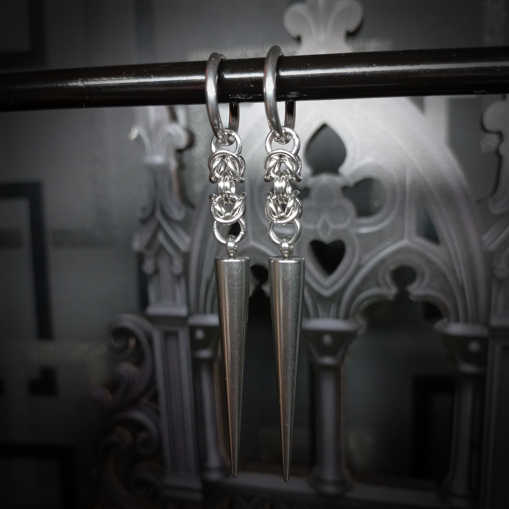 Boucles d’Oreilles Byzantines à Grande Pointe