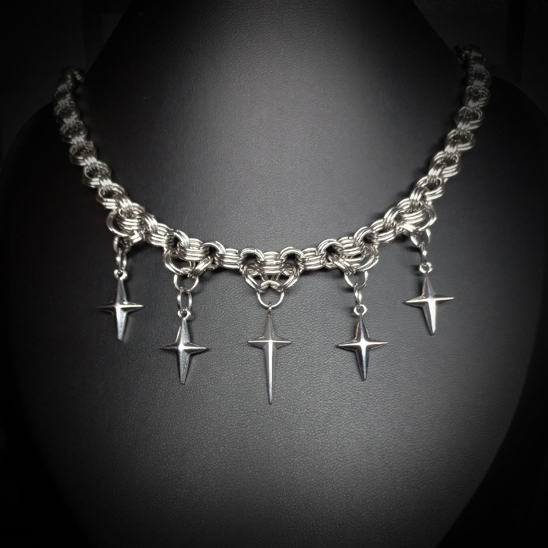 Collier Midnight – Constellations d’Acier