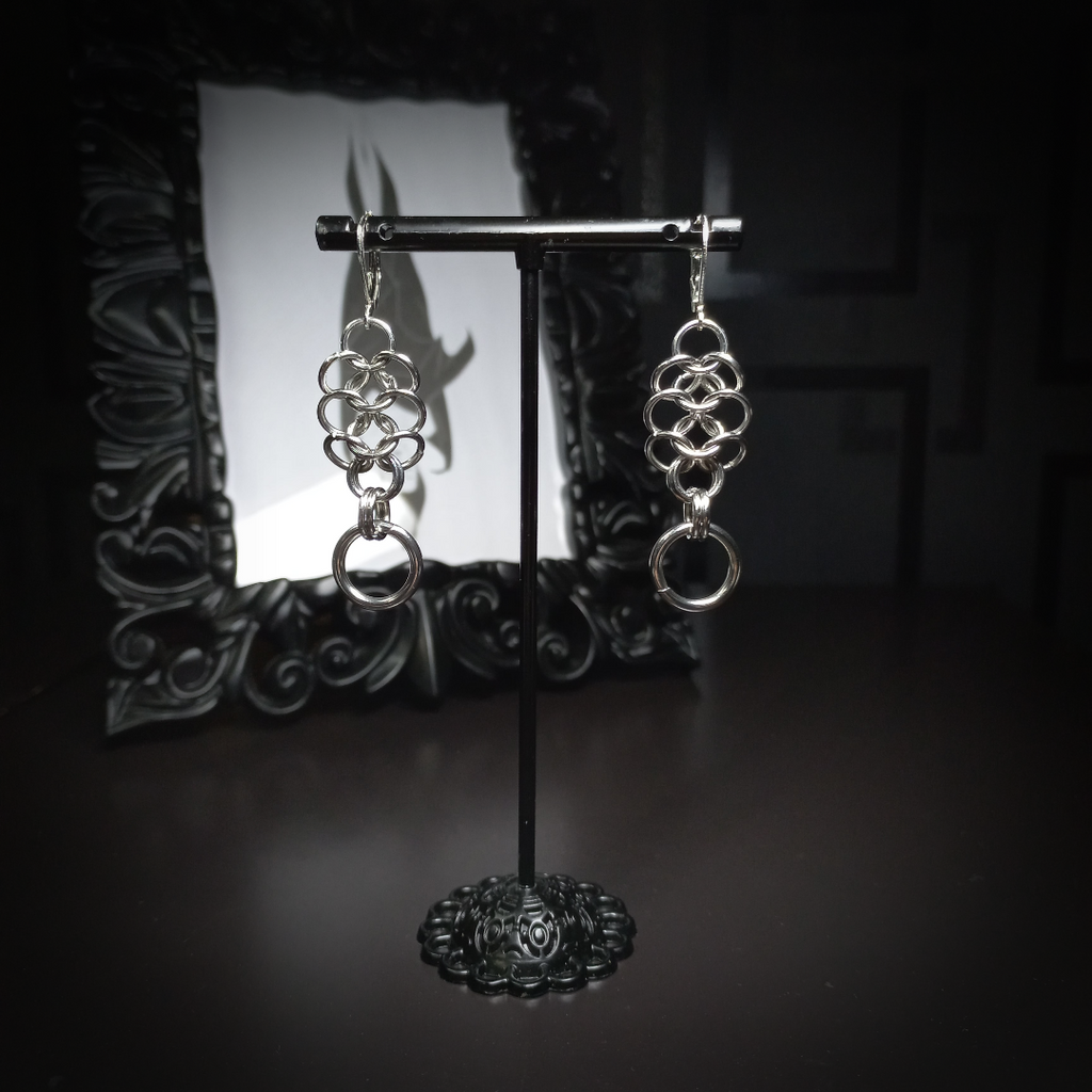 Boucles d’Oreilles Cascade Métallique