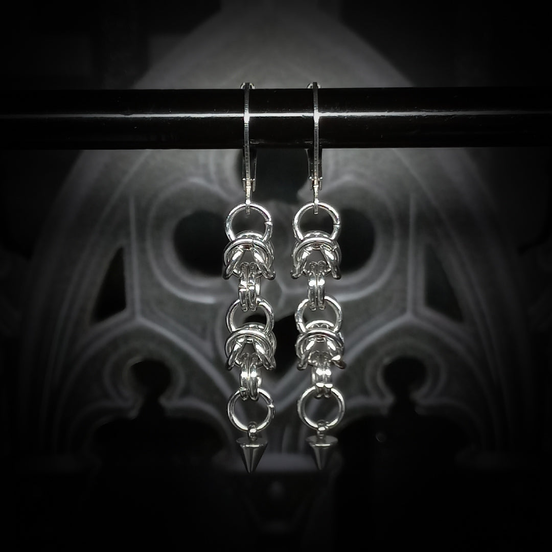 Boucles d’Oreilles Byzantines à Petite Pointe