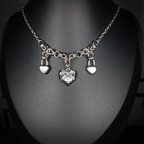 Collier Tria – Locked Hearts