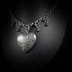 Collier Midnight – Cœur Reliquaire