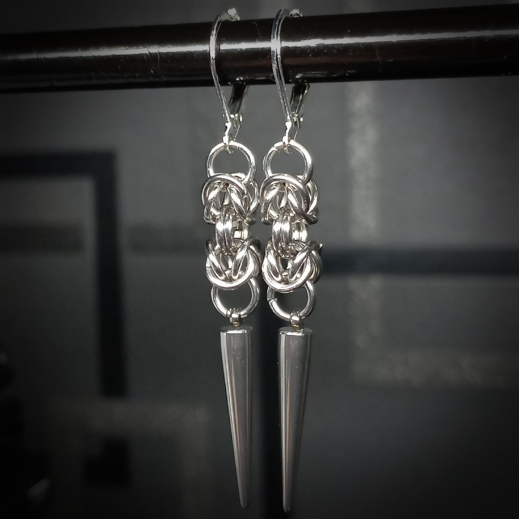 Boucles d’Oreilles Byzantines à Pointe