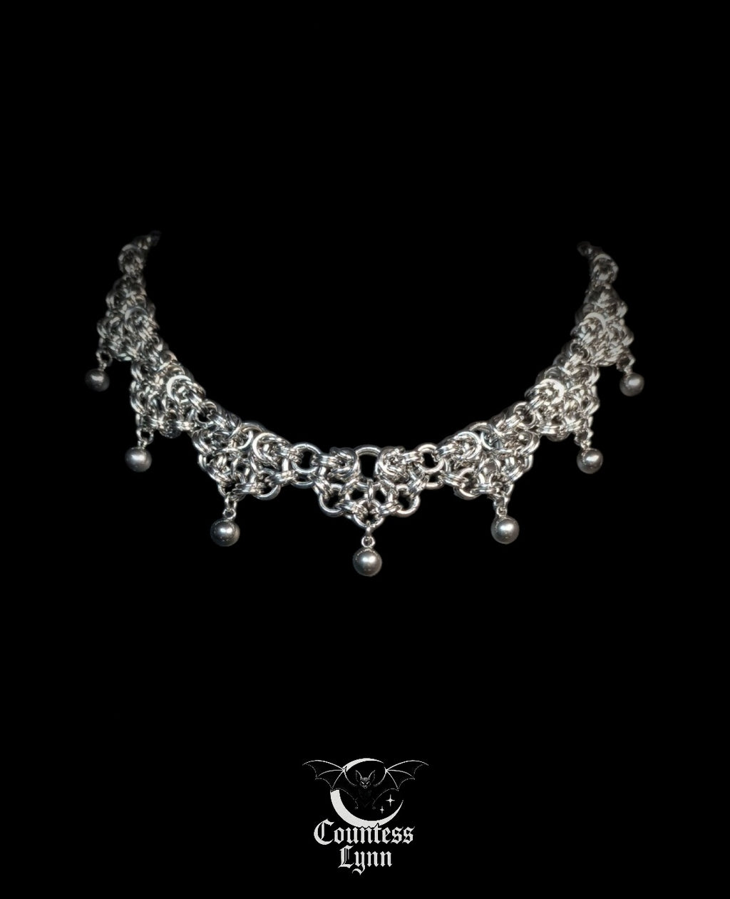 Collier Dentelle Métallique