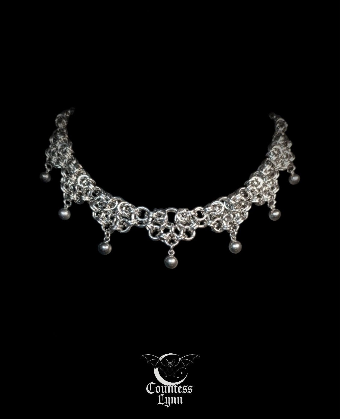 Collier Dentelle Métallique