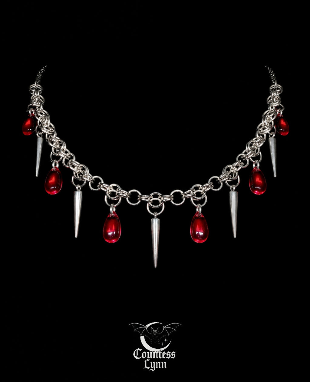 Collier Nightfall – Mailles Sanguines
