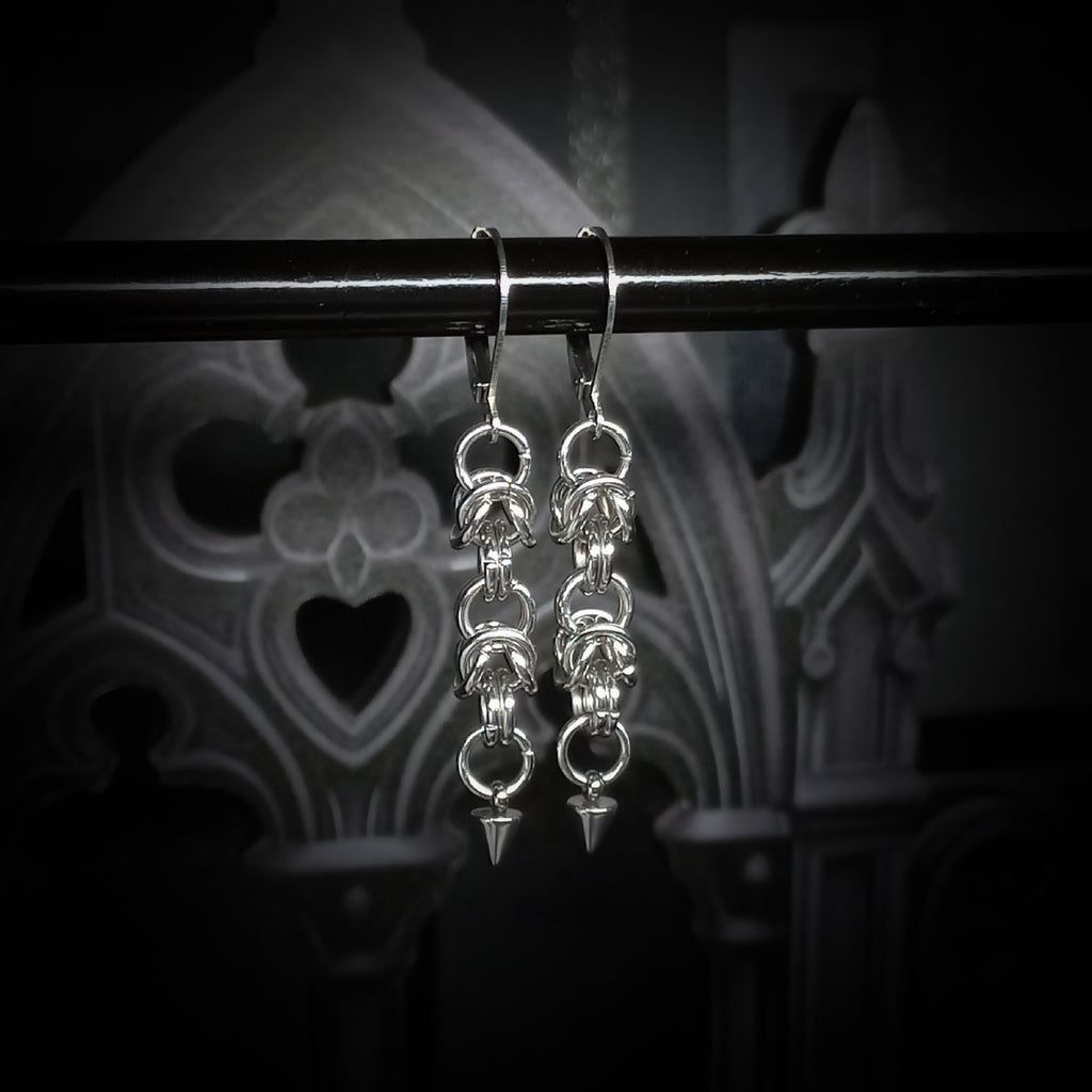 Boucles d’Oreilles Byzantines à Petite Pointe