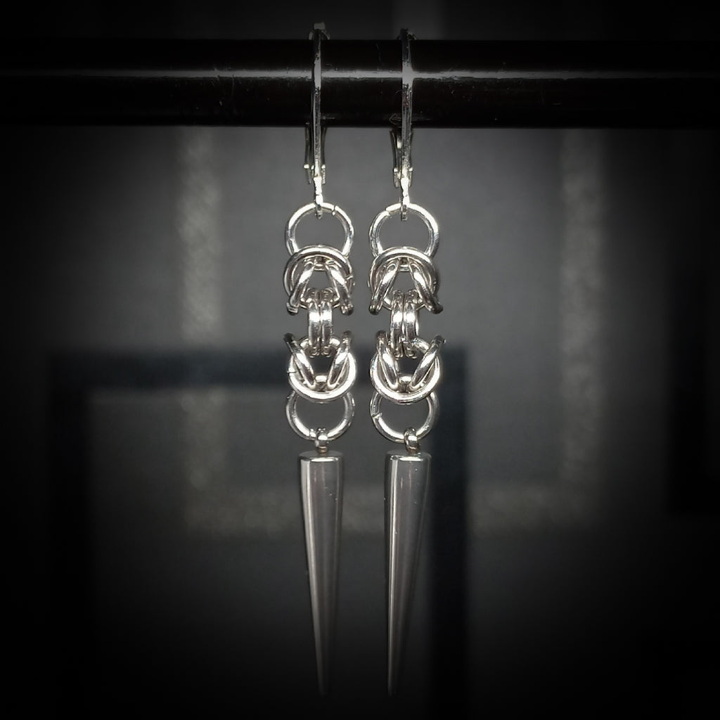Boucles d’Oreilles Byzantines à Pointe