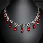Collier Nightfall – Étreinte Pourpre