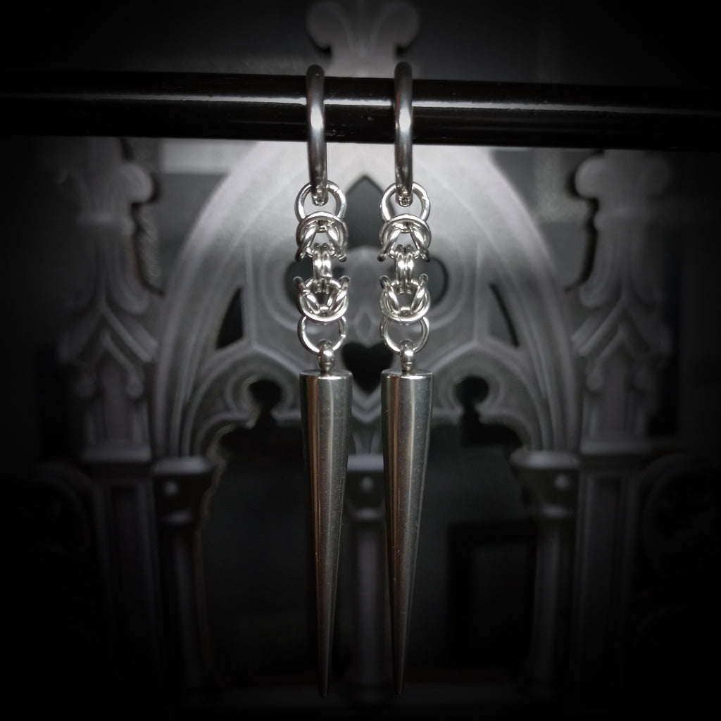 Boucles d’Oreilles Byzantines à Grande Pointe