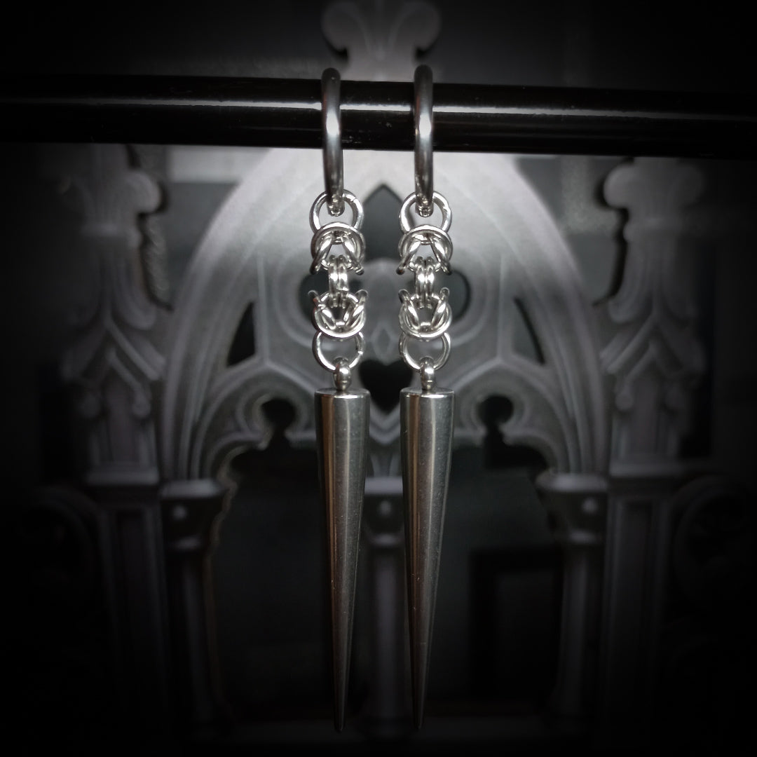 Boucles d’Oreilles Byzantines à Grande Pointe