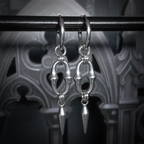 Boucles Pendantes à Pointes