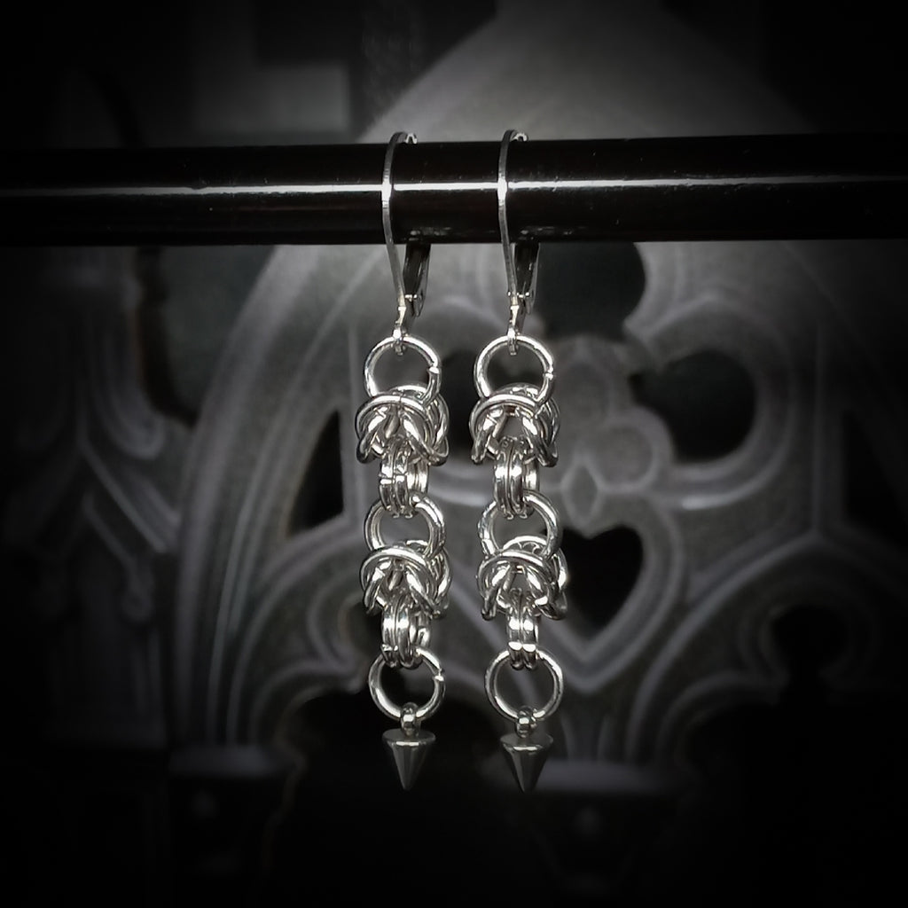 Boucles d’Oreilles Byzantines à Petite Pointe
