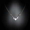 Collier Cœur Démoniaque Ailé
