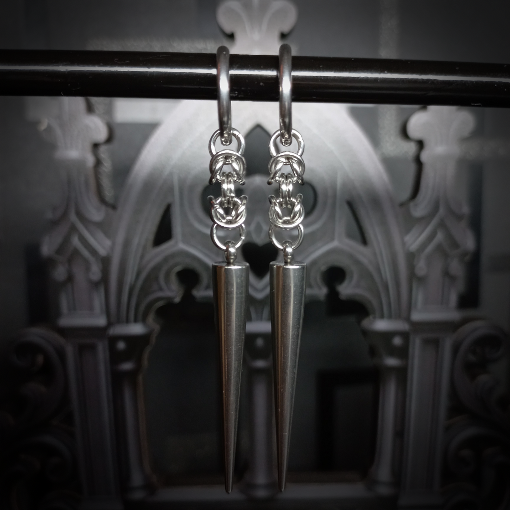 Boucles d’Oreilles Byzantines à Grande Pointe