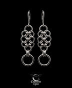 Boucles d’Oreilles Cascade Métallique