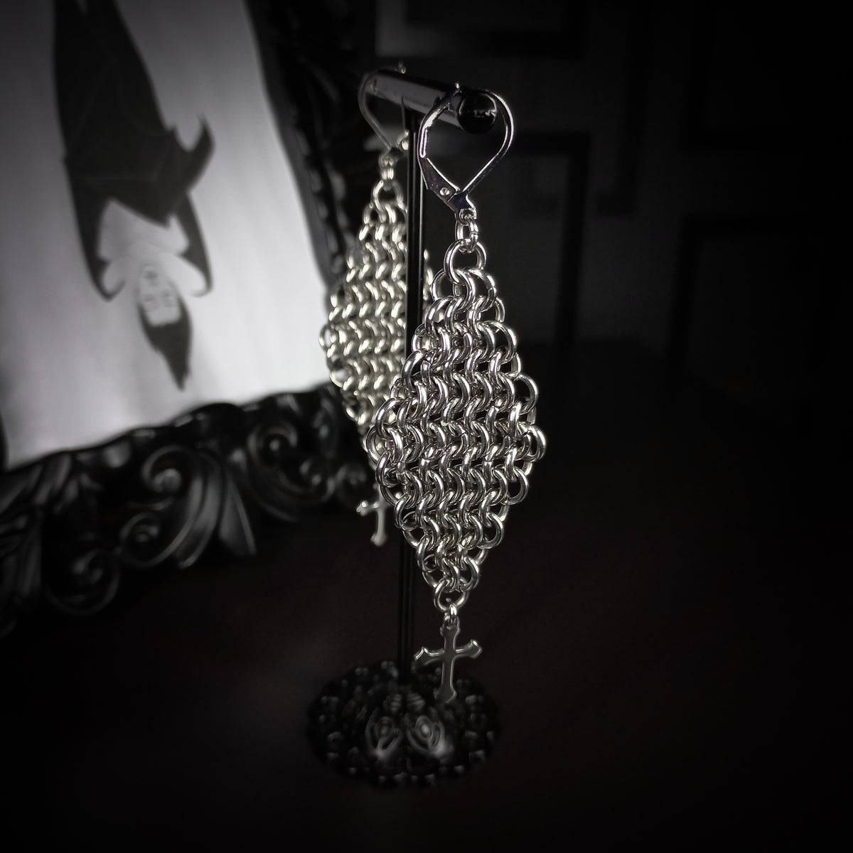 Boucles d'Oreilles Mailles Sacrées