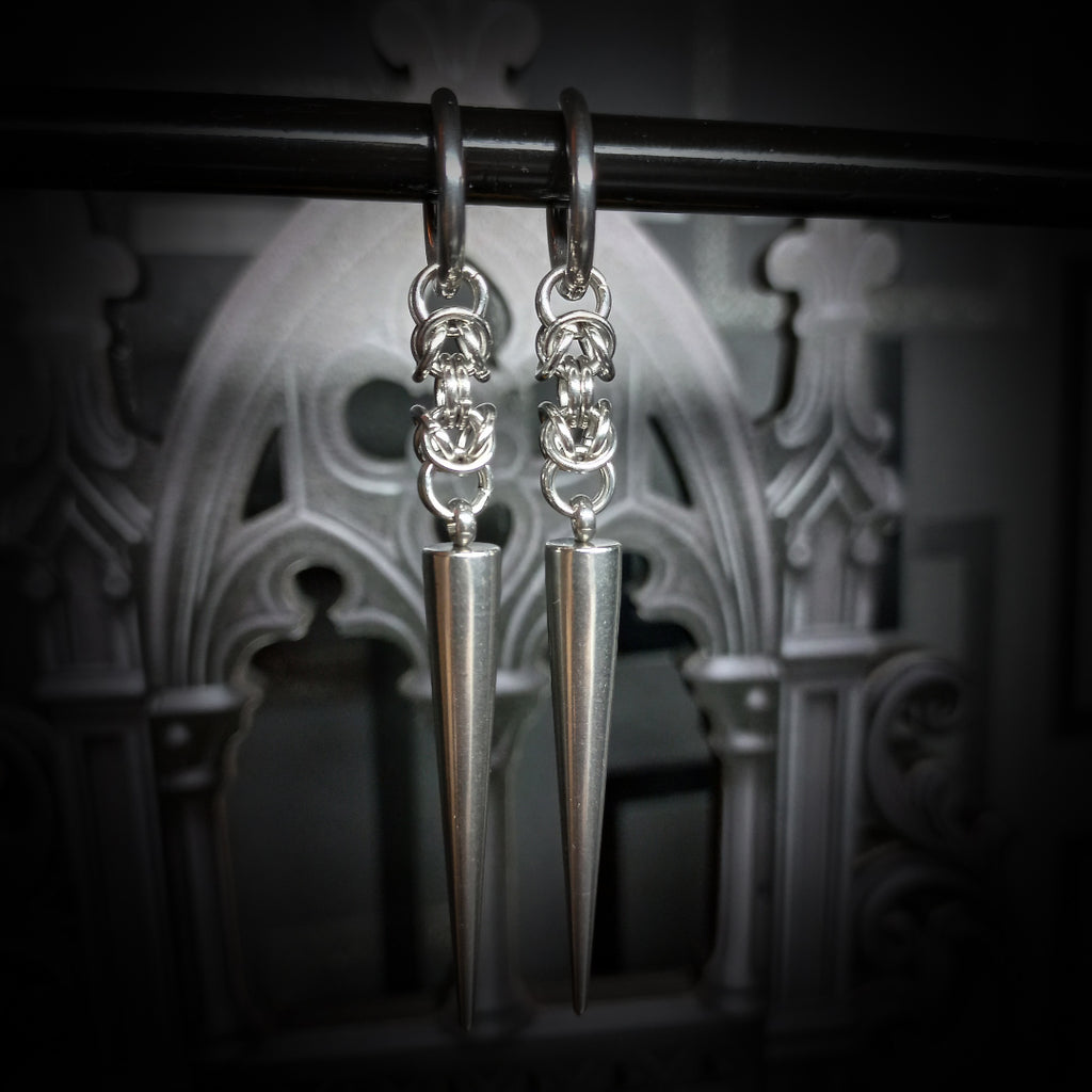 Boucles d’Oreilles Byzantines à Grande Pointe