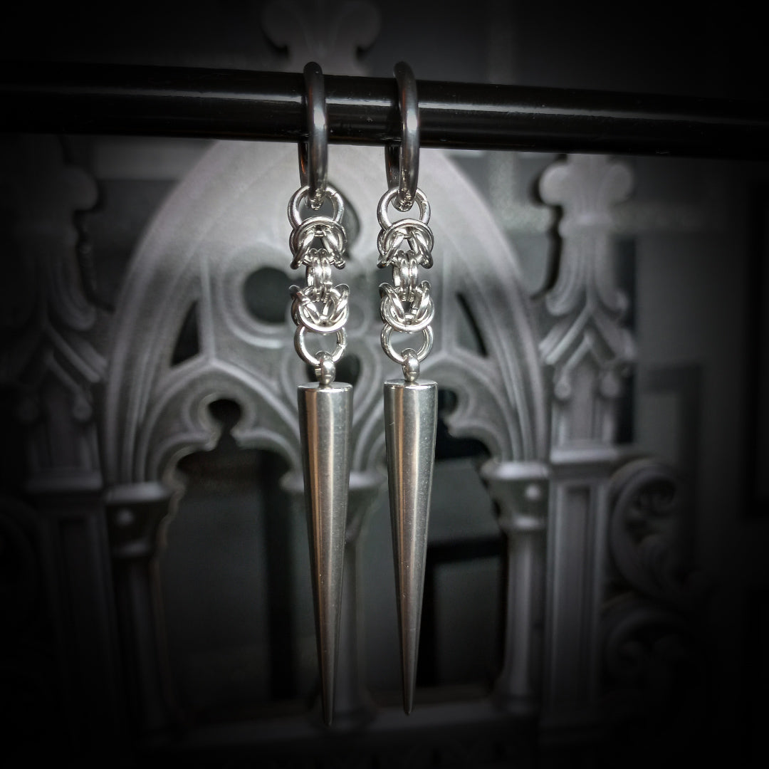 Boucles d’Oreilles Byzantines à Grande Pointe
