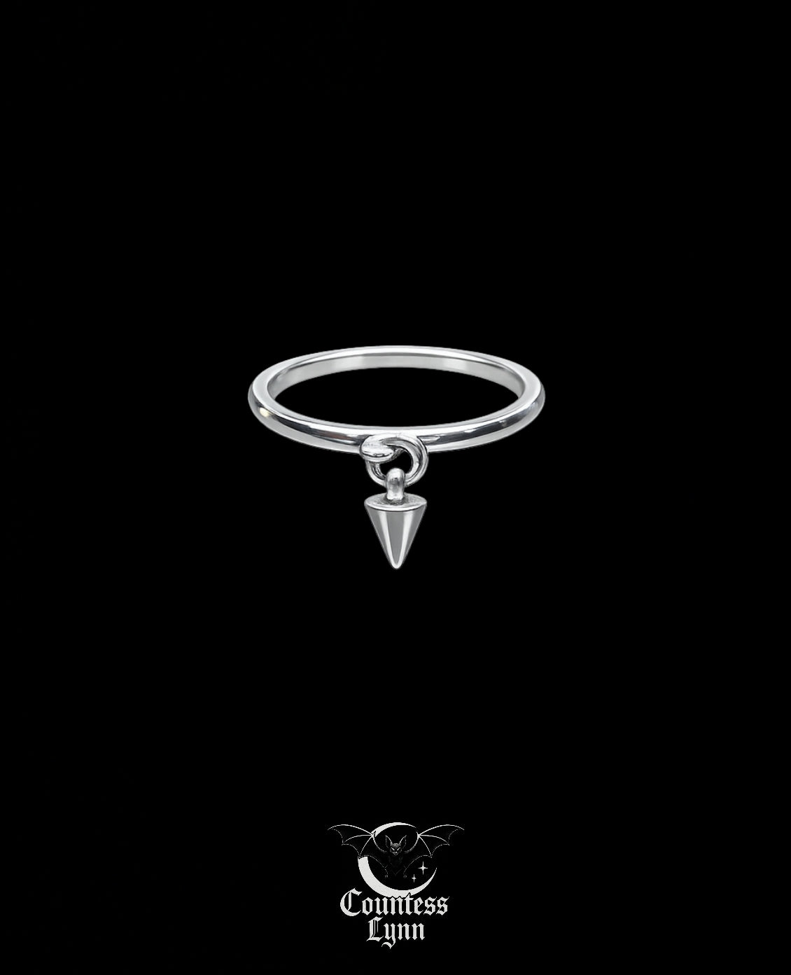 Bague à Pointe Pendante