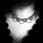 Collier Dentelle Métallique