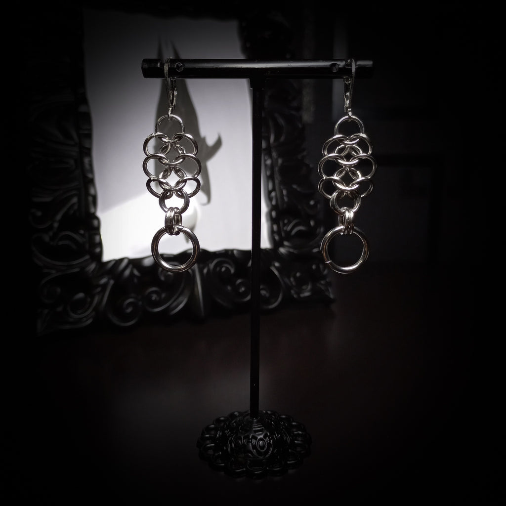 Boucles d’Oreilles Cascade Métallique